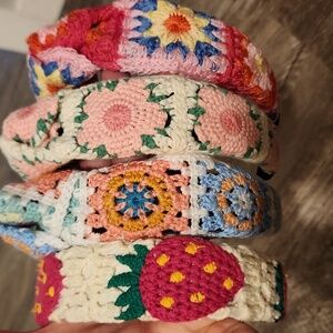 Crochet headband 4 pack